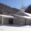 Church in first Snow